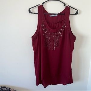 Maurices Hi-Lo Tank Top Size Large